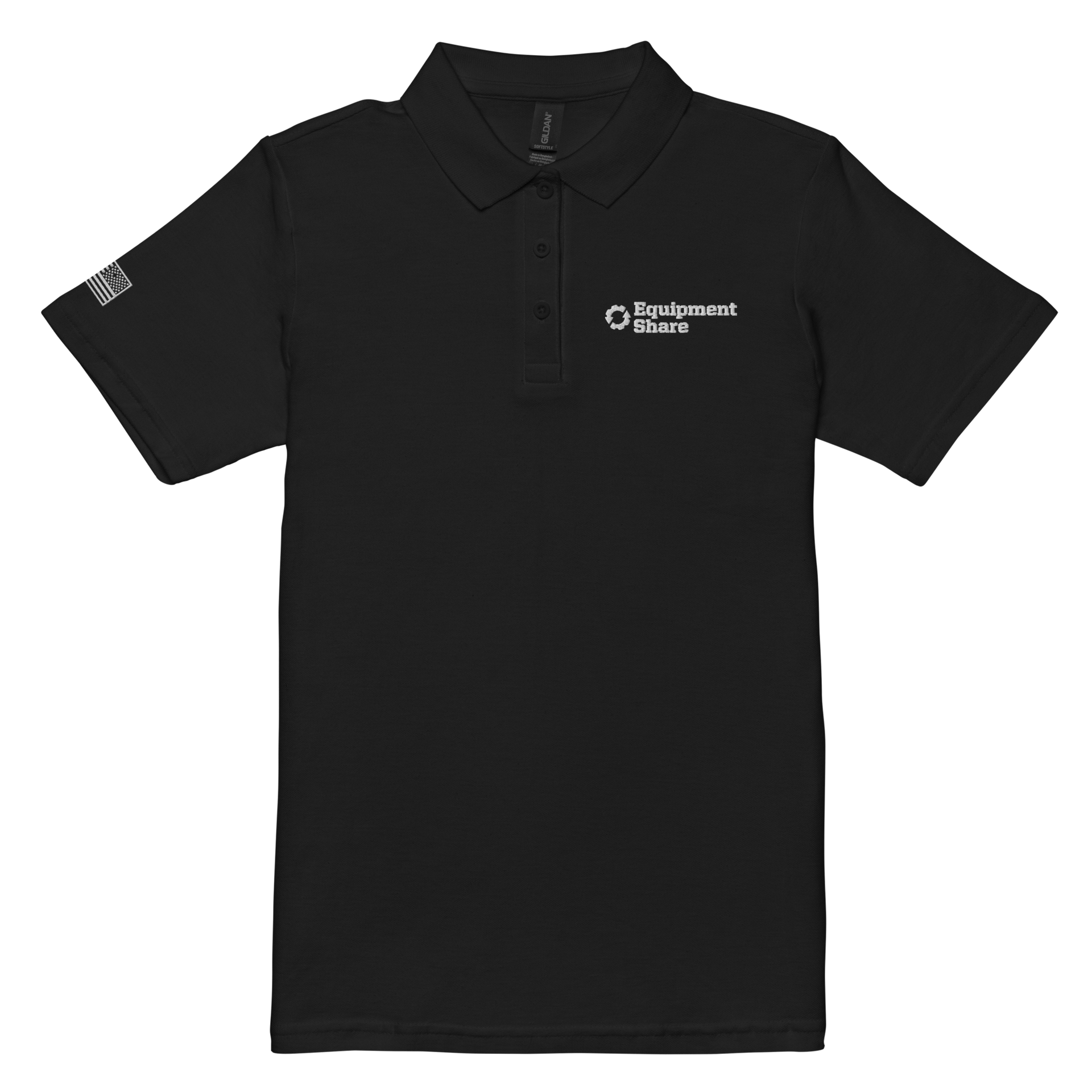 ES Flag Women’s pique polo shirt