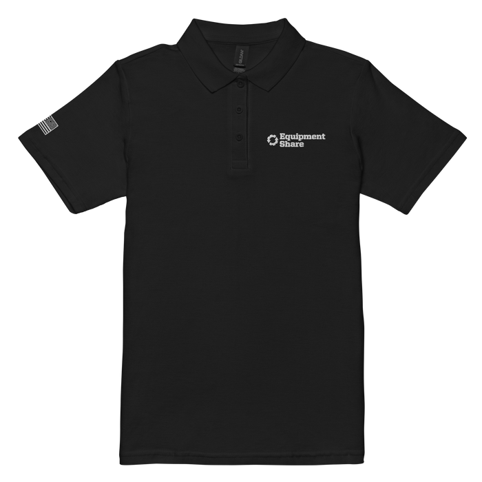 ES Flag Women’s pique polo shirt