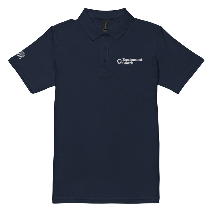 ES Flag Women’s pique polo shirt